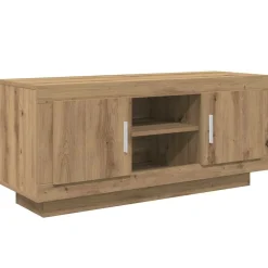 vidaXL TV-kast Artisan Eiken 102 x 35 x 45 cm Bewerkt hout