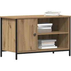 vidaXL TV-kast artisanaal eikenkleurig 80 x 40 x 50 cm Bewerkt hout