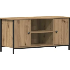 vidaXL TV-kast artisanaal eikenkleurig 100 x 40 x 50 cm Bewerkt hout
