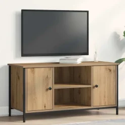 vidaXL TV-kast artisanaal eikenkleurig 100 x 40 x 50 cm Bewerkt hout