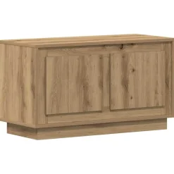 vidaXL TV-kast artisanaal eikenkleurig 80 x 35 x 45 cm Bewerkt hout