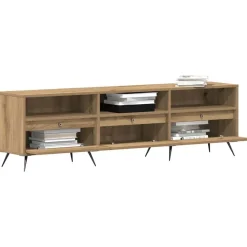 vidaXL TV-kast artisanaal eikenkleurig 150 x 30 x 44,5 cm Bewerkt hout