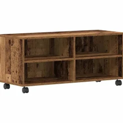 vidaXL TV-kast Bruin 90 x 35 x 40,5 cm Bewerkt hout