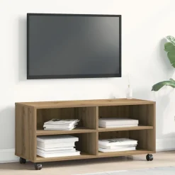 vidaXL TV-kast Bruin 90 x 35 x 40,5 cm Bewerkt hout