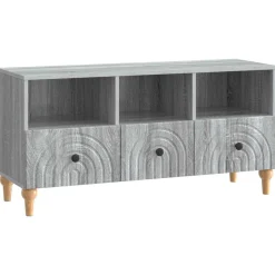 vidaXL TV-kast Grijze Sonoma 102 x 34,5 x 50 cm Geconstrueerd hout