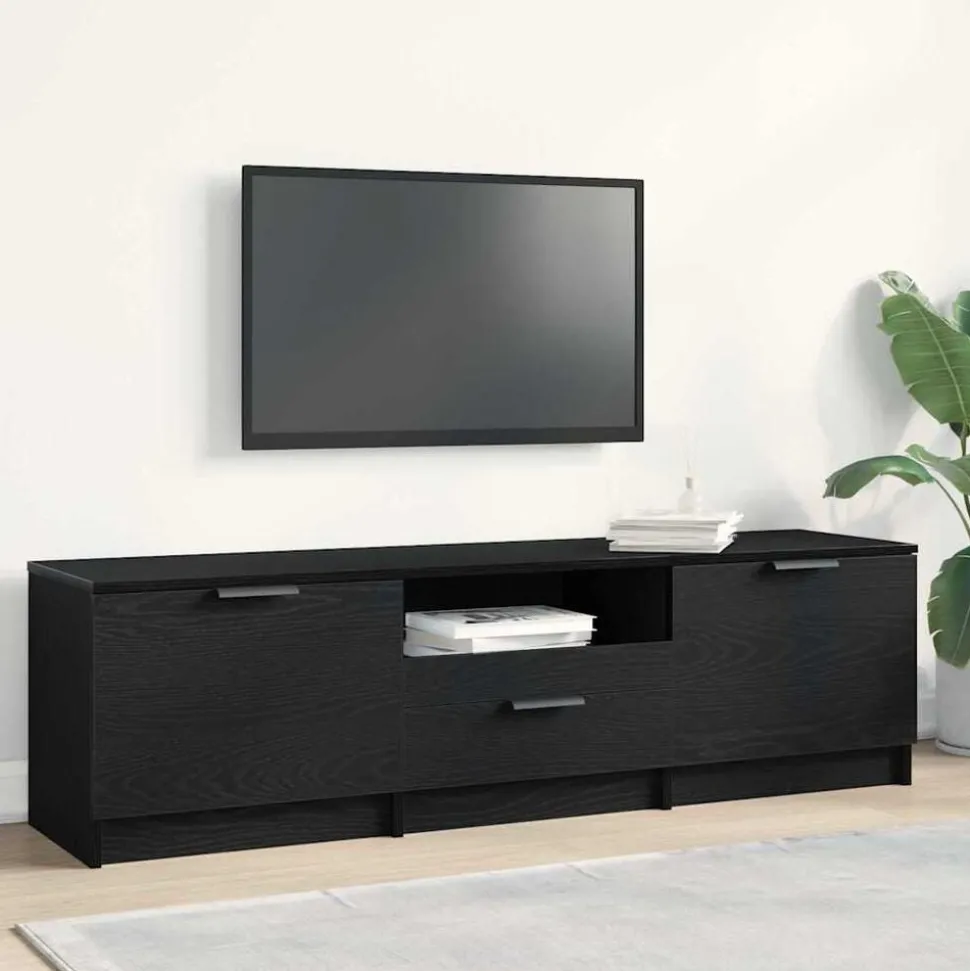 vidaXL TV-kast met lade 140 x 35 x 40 cm Bewerkt hout