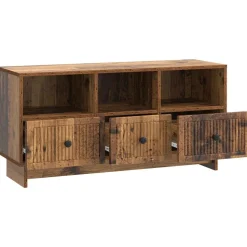 vidaXL TV-kast met lade Oud hout 102 x 34,5 x 50 cm Bewerkt hout
