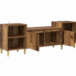 vidaXL TV-kast Oud Hout 160 x 35 x 55 cm Bewerkt hout