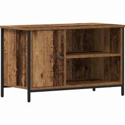 vidaXL TV-kast Oud hout 80 x 40 x 50 cm Bewerkt hout