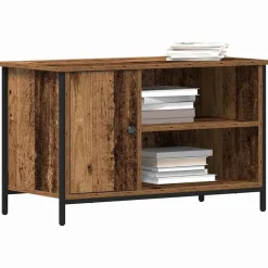 vidaXL TV-kast Oud hout 80 x 40 x 50 cm Bewerkt hout