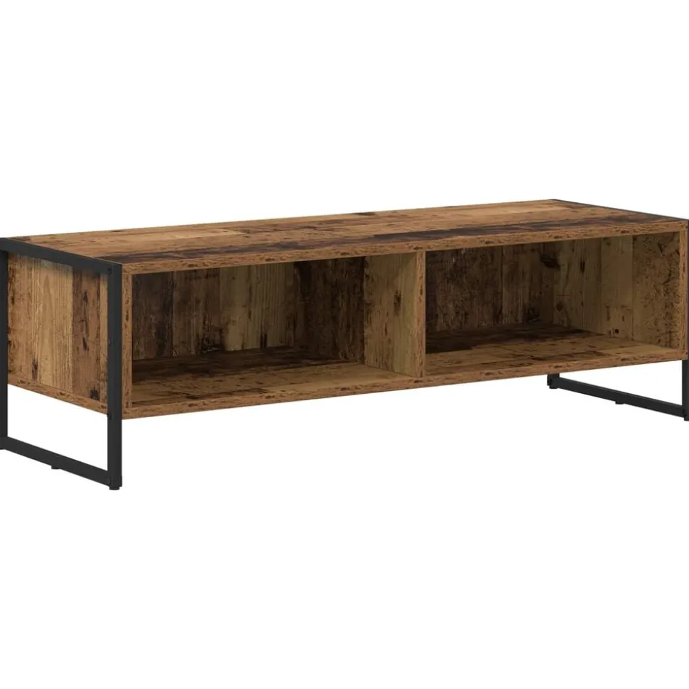 vidaXL TV-kast Oud Hout 100 x 36.5 x 30.5 cm Bewerkt hout