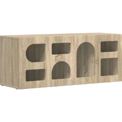 vidaXL TV-kast Sonoma Eiken 100 x 35 x 40 cm Bewerkt hout