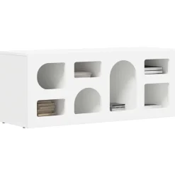 vidaXL TV-kast Wit 100 x 35 x 40 cm Bewerkt hout