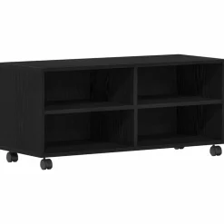vidaXL TV-kast Zwart 90 x 35 x 40,5 cm Bewerkt hout