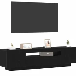 vidaXL TV-kast Zwart 160 x 35 x 40 cm Bewerkt hout