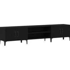 vidaXL TV-kast Zwart Eiken 180 x 31,5 x 40 cm Bewerkt hout