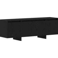 vidaXL TV-kast Zwart Eiken 120 x 30 x 40,5 cm Bewerkt hout