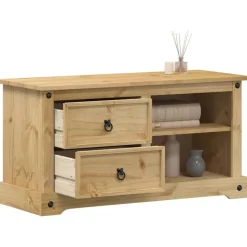 vidaXL Tv-meubel Corona 100x40x52 cm massief grenenhout