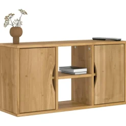 vidaXL Tv-meubel ODDA 79x24x40 cm massief grenenhout