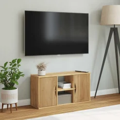 vidaXL Tv-meubel ODDA 79x24x40 cm massief grenenhout