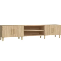 vidaXL Tv-meubel Sonoma eiken 180x31,5x40 cm bewerkt hout