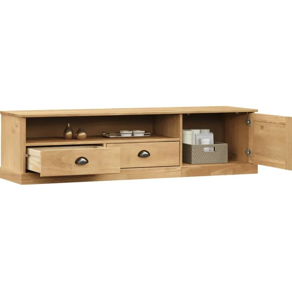 vidaXL Tv-meubel VIGO 156x40x40 cm massief grenenhout