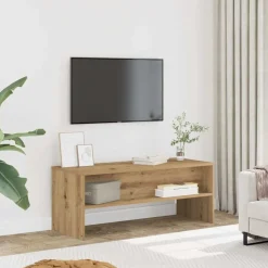 vidaXL Tv-meubel 100x40x40 cm bewerkt hout artisanaal eikenkleurig