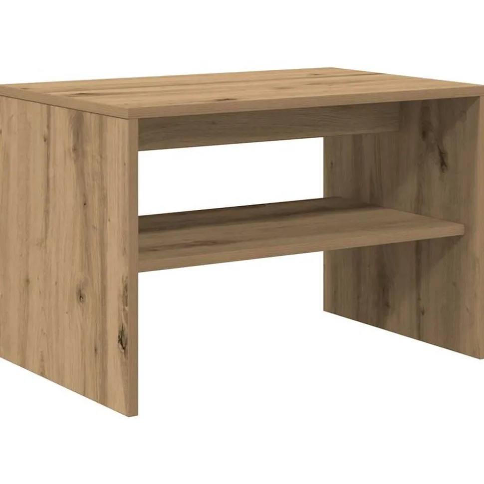 vidaXL Tv-meubel 60x40x40 cm bewerkt hout artisanaal eikenkleur
