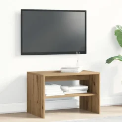 vidaXL Tv-meubel 60x40x40 cm bewerkt hout artisanaal eikenkleur