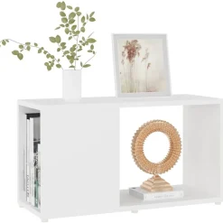 vidaXL Tv-meubel 60x24x32 cm bewerkt hout wit