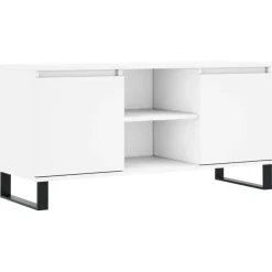 vidaXL Tv-meubel 104x35x50 cm bewerkt hout wit