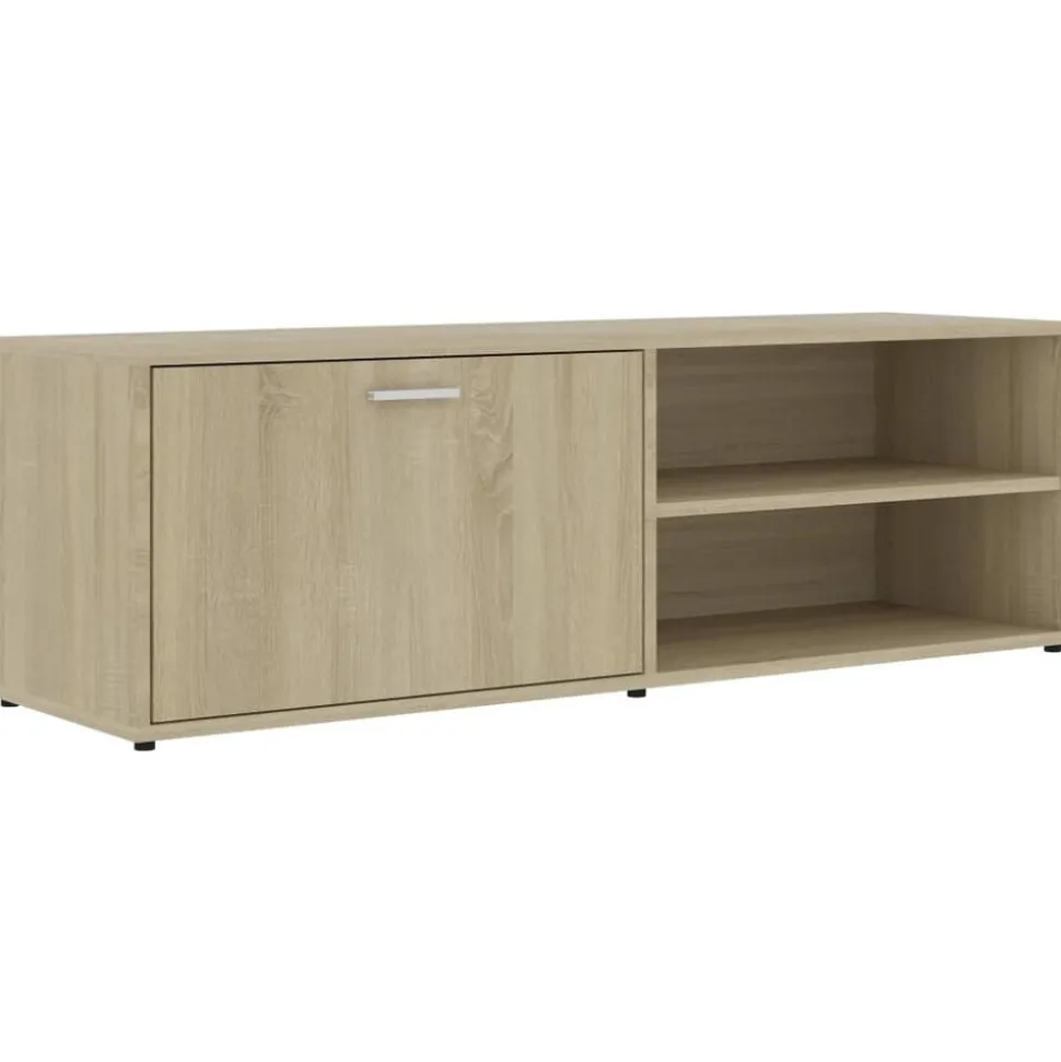 vidaXL Tv-meubel 120x34x37 cm bewerkt hout sonoma eikenkleurig