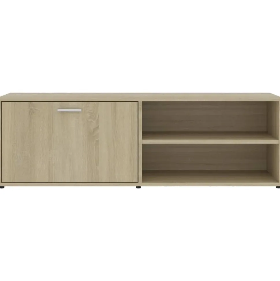 vidaXL Tv-meubel 120x34x37 cm bewerkt hout sonoma eikenkleurig