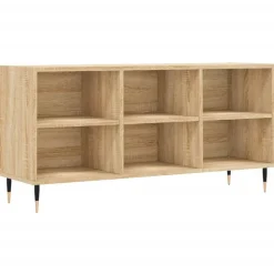 vidaXL Tv-meubel 103,5x30x50 cm bewerkt hout sonoma eikenkleurig