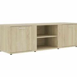vidaXL Tv-meubel 120x34x37 cm bewerkt hout sonoma eikenkleurig