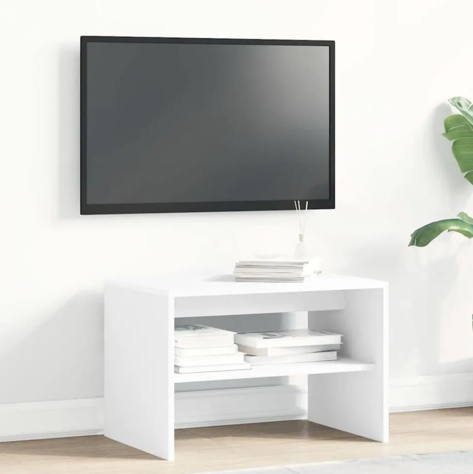 vidaXL Tv-meubel 60x40x40 cm bewerkt hout wit