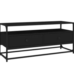 vidaXL Tv-meubel 100x35x45 cm bewerkt hout zwart