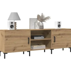 vidaXL Tv-meubel 150x30x50 cm bewerkt hout artisanaal eikenkleurig