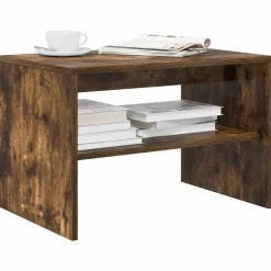 vidaXL Tv-meubel 60x40x40 cm bewerkt hout gerookt eikenkleurig