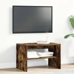 vidaXL Tv-meubel 60x40x40 cm bewerkt hout gerookt eikenkleurig