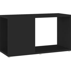 vidaXL Tv-meubel 60x24x32 cm bewerkt hout zwart