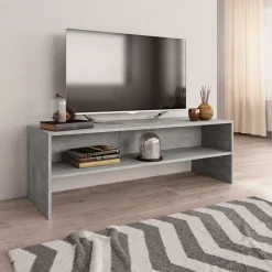 vidaXL Tv-meubel 120x40x40 cm bewerkt hout betongrijs