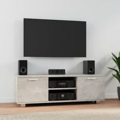vidaXL Tv-meubel 120x40,5x35 cm bewerkt hout betongrijs