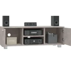 vidaXL Tv-meubel 120x40,5x35 cm bewerkt hout betongrijs