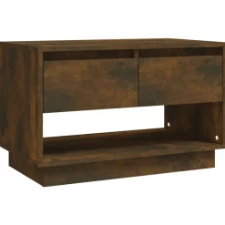 vidaXL Tv-meubel 70x41x44 cm bewerkt hout gerookt eikenkleurig