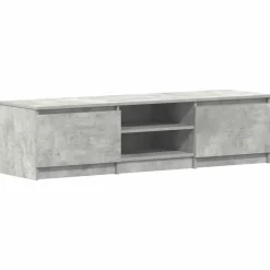 vidaXL Tv-meubel 140x40x35,5 cm bewerkt hout betongrijs
