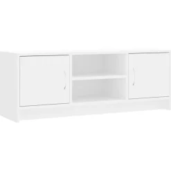 vidaXL Tv-meubel 102x30x37,5 cm bewerkt hout wit