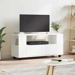 vidaXL Tv-meubel 102x34,5x43 cm bewerkt hout wit