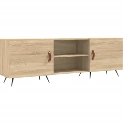 vidaXL Tv-meubel 150x30x50 cm bewerkt hout sonoma eikenkleurig