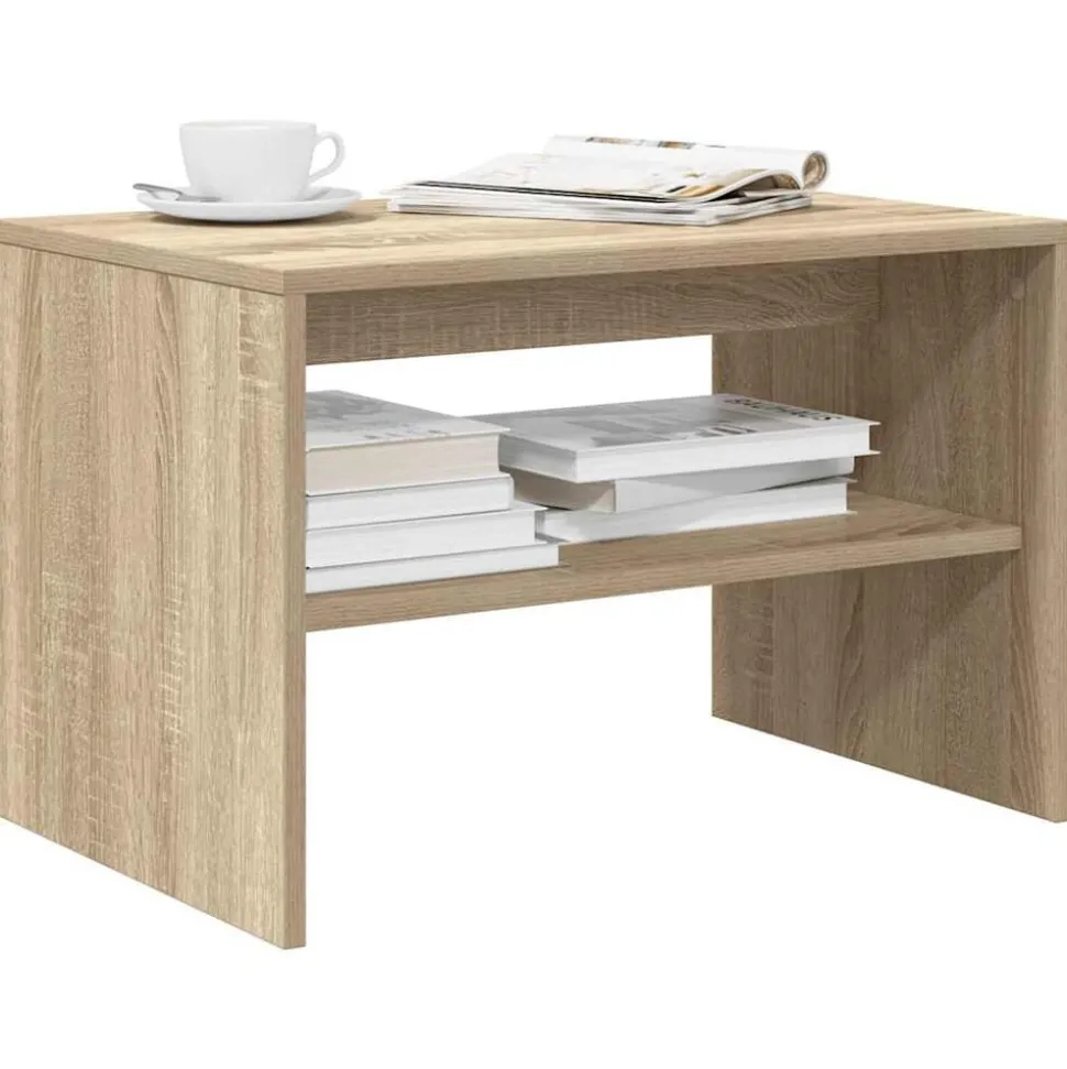 vidaXL Tv-meubel 60x40x40 cm bewerkt hout sonoma eikenkleurig
